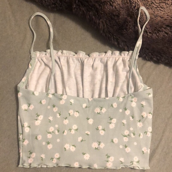 SHEIN size small mint green cropped tank - Picture 2 of 2